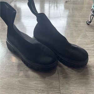 Black Women's Ankle Sock Boots